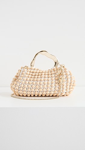 Aje Valerie Beaded Frame Clutch.