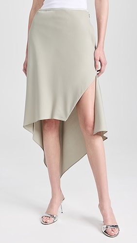 Helmut Lang Scarf Hem Skirt.