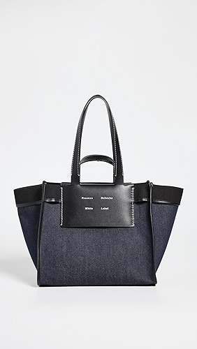 Proenza Schouler White Label Large Morris Denim Tote.